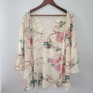 PASSPORT Floral Light Kimono